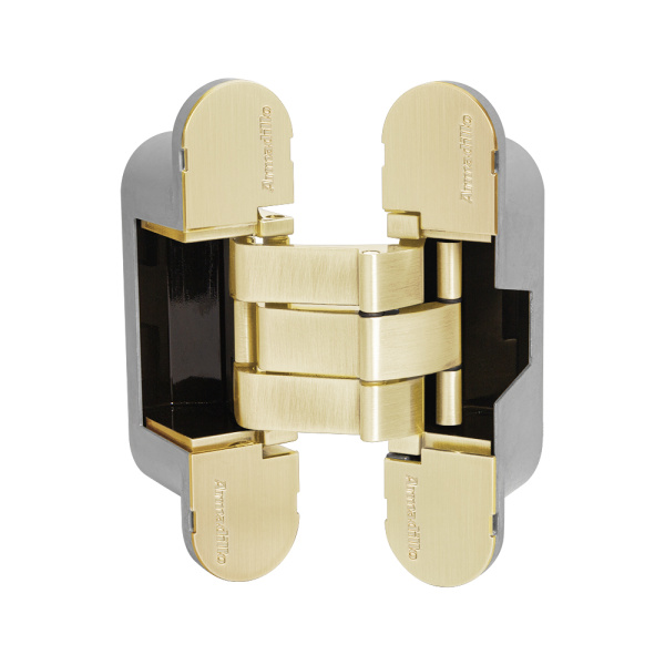 Петля Armadillo (Армадилло) скрытой установки U3D8000.VPG SG мат. золото TECH/NO LOGO