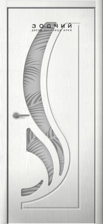 Дверь межкомнатная ЗОДЧИЙ ЭЛЕГИЯ ПО Дуб седан стекло светлое матированное