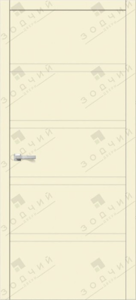 Дверь межкомнатная ЗОДЧИЙ ИТАЛЬЯНО 6 ПГ Шагрень латте