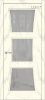 Дверь межкомнатная ЗОДЧИЙ ТВИСТ 3 ПО Дуб опаловый стекло мателюкс с гравировкой
