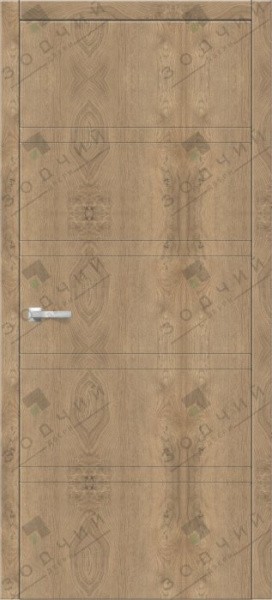 Дверь межкомнатная ЗОДЧИЙ ИТАЛЬЯНО 6 ПГ Дуб американский