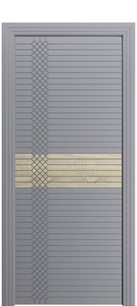 Дверь межкомнатная Порта Алекс ПОРТА 2 Стоне софт вставка CPL эмаль