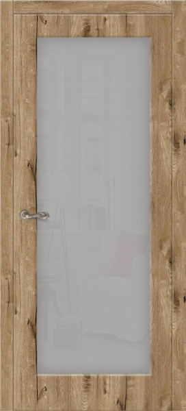 Дверь межкомнатная ЗОДЧИЙ ЛАТИНА 1 ПО Дуб канадский