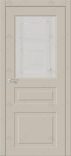 Дверь межкомнатная ЗОДЧИЙ ИТАЛЬЯНО СЛОУП 33 ПО Бежевый софт
