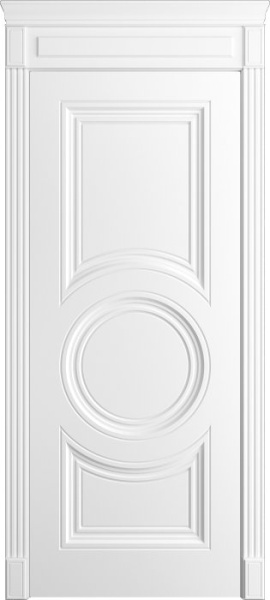 Дверь межкомнатная Порта Алекс Премиум 3 Белоснежная эмаль