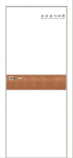 Дверь межкомнатная ЗОДЧИЙ МЕГАПОЛИС Г21 ПГ Софт тальк вставка МДФ Карри
