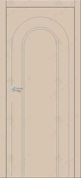Дверь межкомнатная ЗОДЧИЙ ОМЕГА 3 ПГ Капучино софт