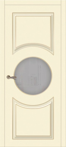 Дверь межкомнатная ЗОДЧИЙ ЛАТИНА 10 ПО Шагрень латте