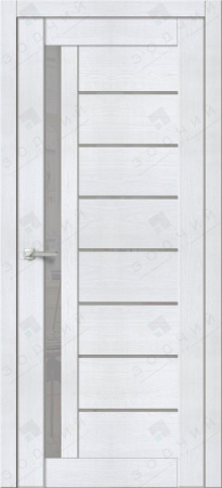 Дверь межкомнатная ЗОДЧИЙ СТИЛЬ Д-008 ПО Астана милк стекло Лакобель белая