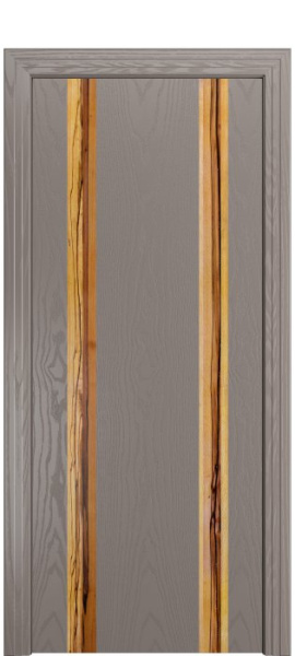 Дверь межкомнатная Порта Алекс КАНТРИ 4 Темно-серый вставка Марблвуд шпон
