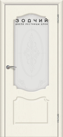 Дверь межкомнатная ЗОДЧИЙ МАРИЯ ПО Ясень белая