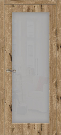 Дверь межкомнатная ЗОДЧИЙ ЛАТИНА 1 ПО Дуб канадский
