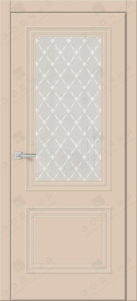 Дверь межкомнатная ЗОДЧИЙ КВИН 2 ПО Капуччино софт