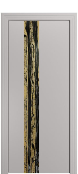 Дверь межкомнатная Порта Алекс КАНТРИ 3  Агат вставка эспрессо эмаль