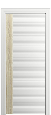 Дверь межкомнатная Порта Алекс ПОРТА 7 Луна софт вставка CPL эмаль