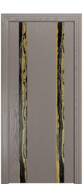 Дверь межкомнатная Порта Алекс КАНТРИ 4 Темно-серый вставка эспрессо шпон