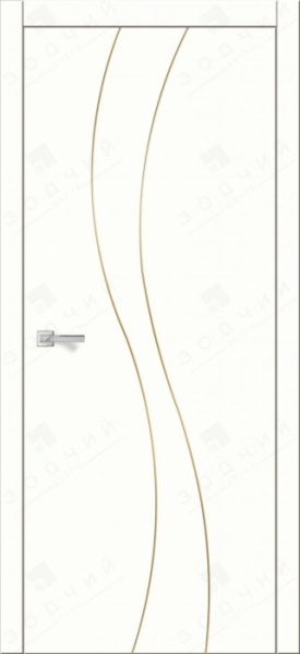 Дверь межкомнатная ЗОДЧИЙ АВЕНЮ 29 ПГ Шагрень молочная