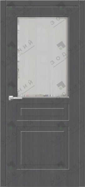 Дверь межкомнатная ЗОДЧИЙ ИТАЛЬЯНО 33 ПВХ ПО Секвойя графит