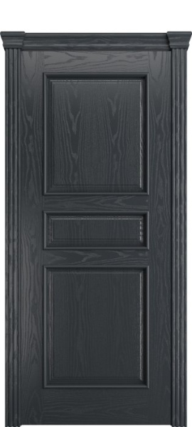 Дверь межкомнатная Порта Алекс Модерн1 Графит шпон