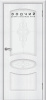 Дверь межкомнатная ЗОДЧИЙ КАРОЛИНА ПГ Шагрень белая