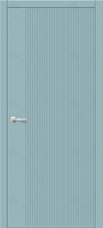 Дверь межкомнатная ЗОДЧИЙ УНИКА 6 ПГ Софт голубой