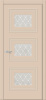 Дверь межкомнатная ЗОДЧИЙ КВИН 3 ПО Капуччино софт