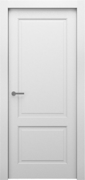 Дверь межкомнатная ЗОДЧИЙ ЭЛЕГАНТЕ ТВИН 1 ПГ Шагрень белая