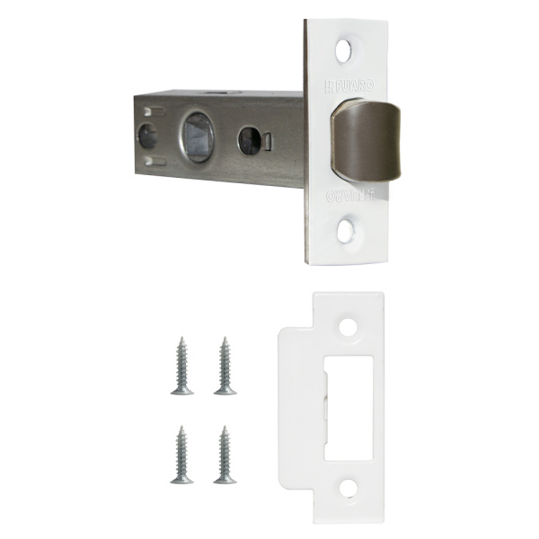 Защелка Fuaro (Фуаро)  врезная METF12-45-25 (F12-45-25) WH белый