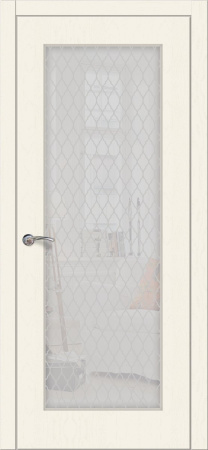 Дверь межкомнатная ЗОДЧИЙ НИЦЦА 10 ПО Дуб селена стекло мателюкс светлое