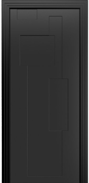 Дверь межкомнатная Порта Алекс ПОРТА 4 Неро эмаль