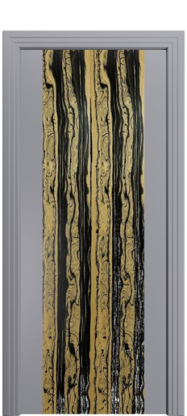 Дверь межкомнатная Порта Алекс КАНТРИ 1 Стоне софт вставка эспрессо эмаль