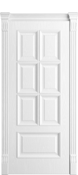 Дверь межкомнатная Порта Алекс КЛАССИКА 8 Белоснежный шпон