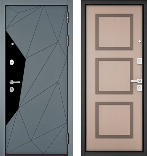 Входная дверь МАСТИНО TRUST MASS 202 Океан стронг / 192 Дуб кофейный матовый