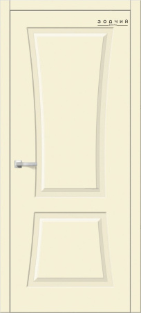 Дверь межкомнатная ЗОДЧИЙ ТВИСТ 2 ПГ Шагрень латте