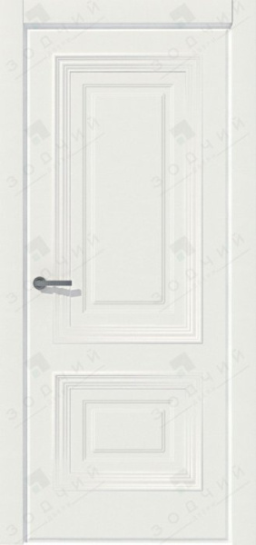 Дверь межкомнатная ЗОДЧИЙ КВИН ТВИН ПГ Шагрень молочная