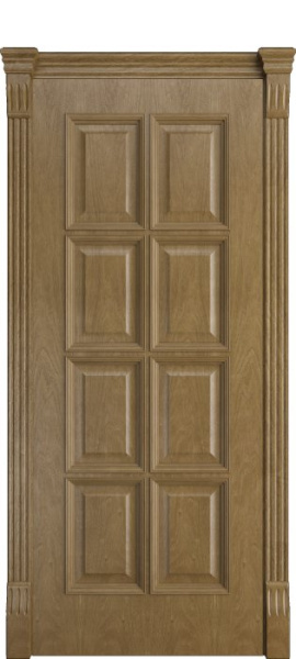 Дверь межкомнатная Порта Алекс КЛАССИКА 7 Дуб янтарный шпон