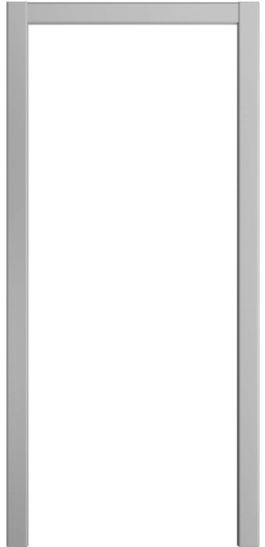 Телескопический Прямой наличник Порта Алекс Эмаль Светло-серая