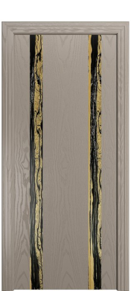 Дверь межкомнатная Порта Алекс КАНТРИ 4 Латте вставка эспрессо шпон