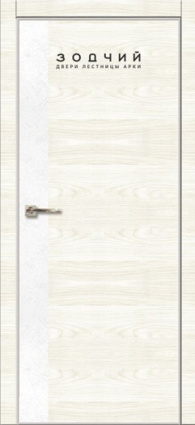Дверь межкомнатная ЗОДЧИЙ МЕГАПОЛИС 22 ПГ Вяз светлый горизонт