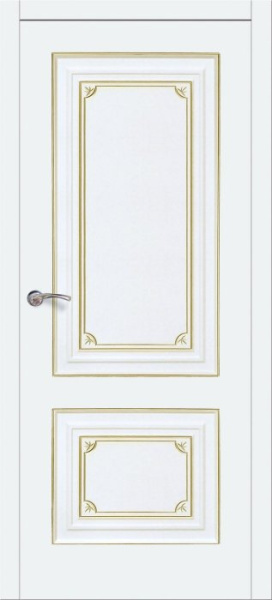 Дверь межкомнатная ЗОДЧИЙ АМПИР ПГ Шагрень молочный