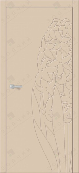 Дверь межкомнатная ЗОДЧИЙ ФЛОРА ГИАЦИНТ Бисквит