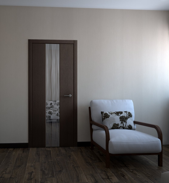 Дверь межкомнатная ЗОДЧИЙ СОФЬЯ 1 ПЗ Сосна Меркурий вставка Зеркало