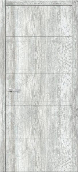 Дверь межкомнатная ЗОДЧИЙ ИТАЛЬЯНО 6 ПГ Дуб белый винтажный