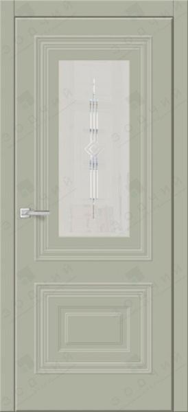 Дверь межкомнатная ЗОДЧИЙ КВИН ТВИН ПО Макарун