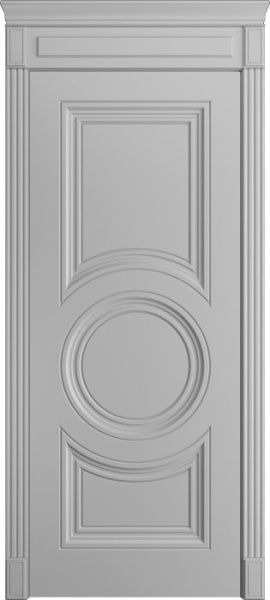 Дверь межкомнатная Порта Алекс Премиум 3 Светло-серая эмаль