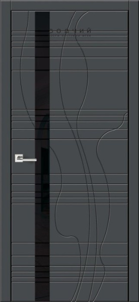 Дверь межкомнатная ЗОДЧИЙ АВЕНЮ 2 ПО фрезерованное Эспрессо софт