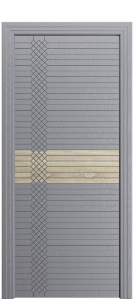 Дверь межкомнатная Порта Алекс ПОРТА 2 Стоне софт вставка CPL шпон