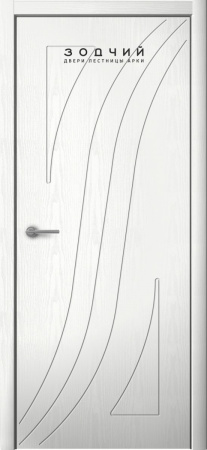 Дверь межкомнатная ЗОДЧИЙ ИМОЛА 3 ПГ Ива белая