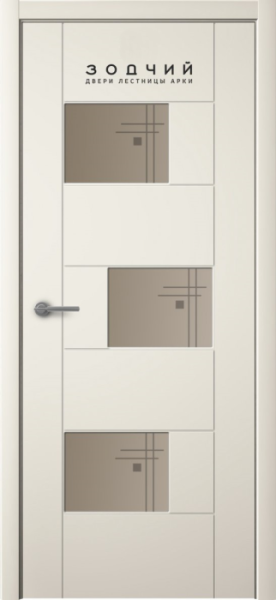 Дверь межкомнатная ЗОДЧИЙ БЕЛЛА ПО Шагрень айриш