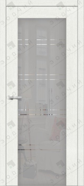 Дверь межкомнатная ЗОДЧИЙ ИТАЛЬЯНО 6 ПГ Секвойя милк